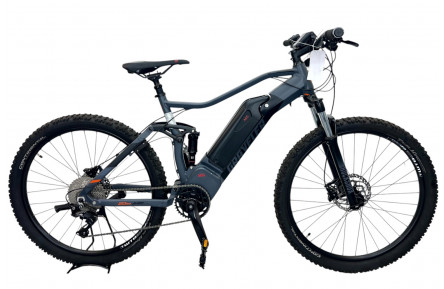 Elektrische fiets 27.5 Prophete Graveler e9000 Disc, SportDrive, 672Wh DT, zwart-rood