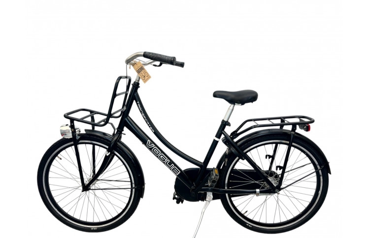 Damesfiets Vogue Transporter M/sl/zwart/24/tr/f42