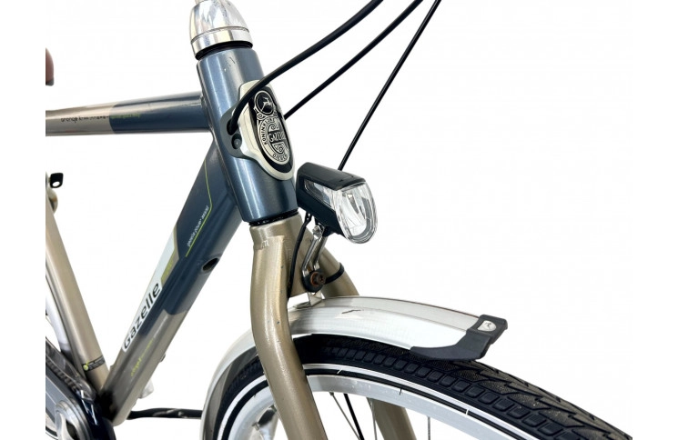 Herenfiets Gazelle Orange M/al/28/grijs/stad/f53