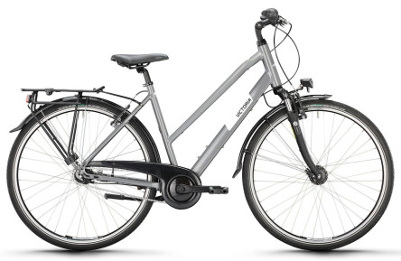 VICTORIA Trekkingfiets TREQANA 3 28"/56cm-M/8/asgrijs/02985562