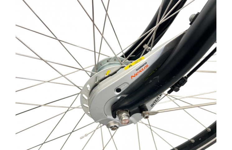 Damesfiets Gazelle Orange C7+ black/w/al/sity/28/f53