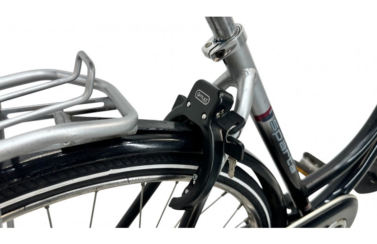 Damesfiets Sparta Athos 28"/50cm/Zwart-zilver