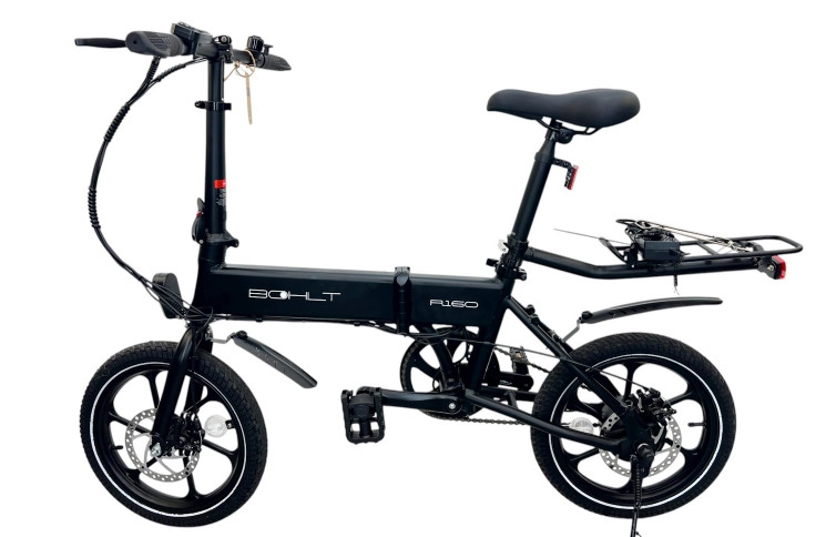 E-Bike BOHLT R160 16"/28cm/zwart/36V 250W