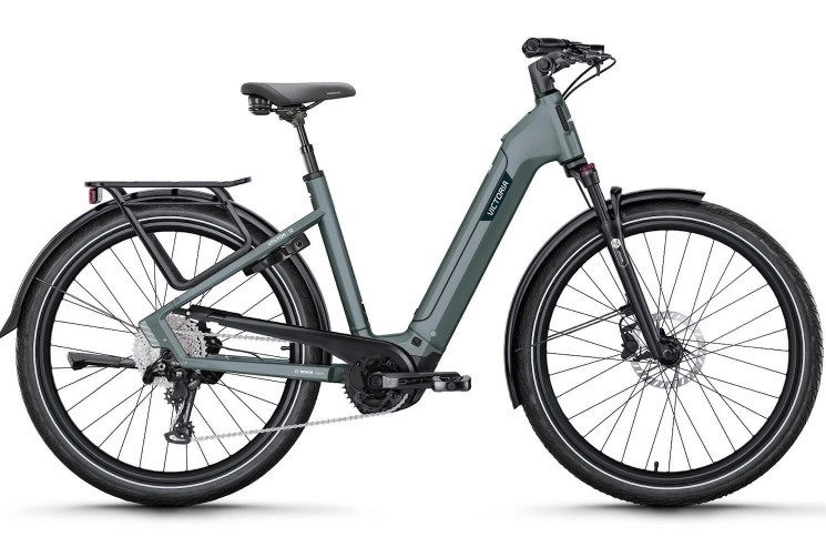 VICTORIA Elektrische trekkingfiets Utilyon 12 №1 28"/48cm/9/topasblauw/02921105