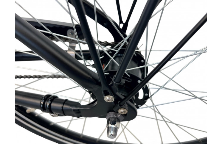 Boys bike Noxon RAD SWEEPER HE 26"/38cm FG/ND 7GG BLACK MATT