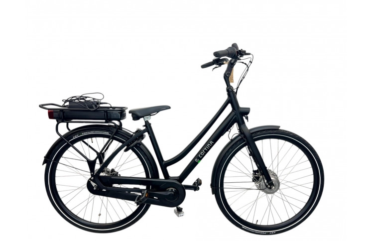 Damesfiets Cortina Tide W/al/28/stad/zwart/f47