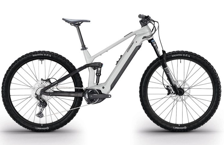 CONWAY Electric MTB Full-Suspension Xyron ST 4.0 №2 29"/42cm-M/12/alu raw matt - black matt/02810799