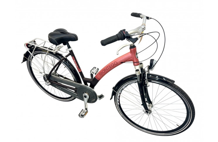 Damesfiets Montego Urban Style 28" S/49 zwart-rose
