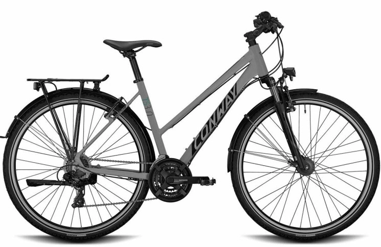 CONWAY Trekking bike TS 3.0 28"/55cm-L/21/light grey matt - moos metallic/02897247