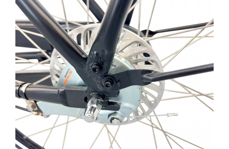 Damesfiets Cortina U1 E-bike W/al/stad/28/zwart/f50 (450Wh/10.4Ah/43V)