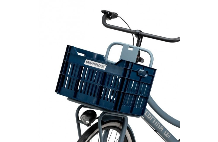 Gerecyclede Fietskrat Urban Proof Click 30 Liter - Donkerblauw