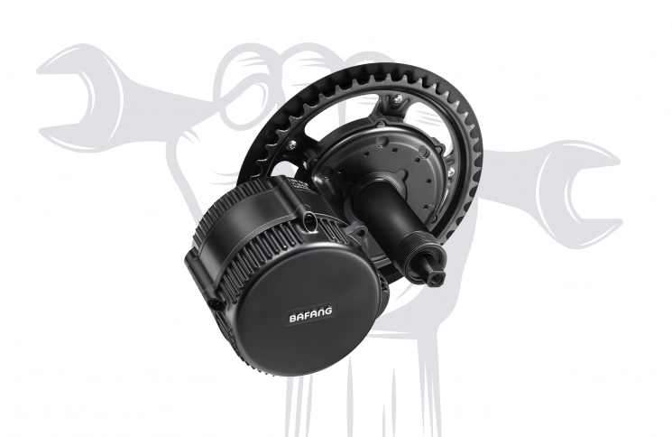 Installatie van mid-drive motorsysteem (trapas-motor)