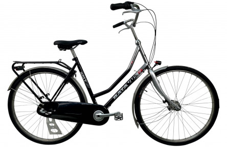 Damesfiets Batavus Holliday 28"/54cm/zwart-grijs