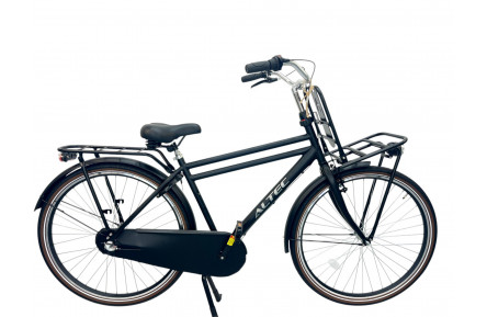 Herenfiets Altec Dutch 28inch Transportfiets N-3 Heren 57cm Mat zwart