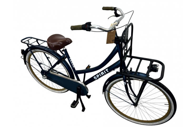 Damesfiets Spirit Cargo 28"/50cm/blauw