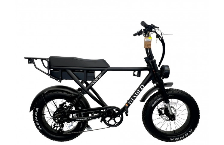 E-BIKE DIABLO COOPER 20"/mat-zwart/15Ah 48V 720Wh