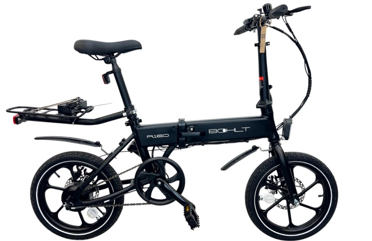 E-Bike BOHLT R160 16"/28cm/zwart/36V 250W