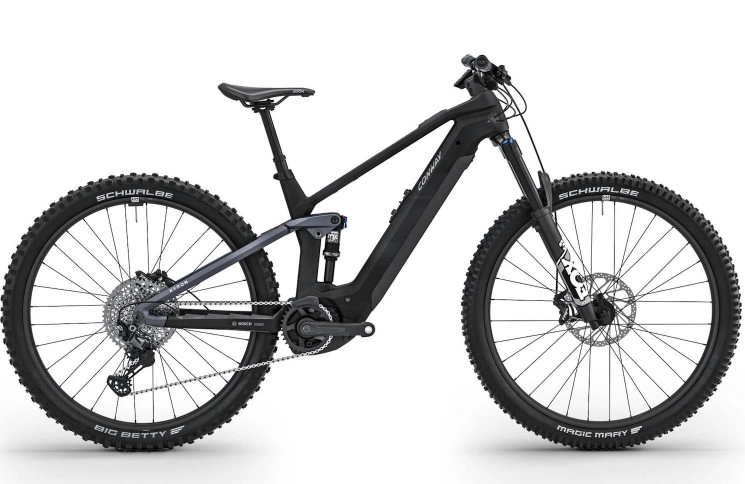 CONWAY Elektrische MTB Full-Suspension Xyron ST 8.0 №1 29"/39cm-S/12/alu raw mat - pruim mat/02810175