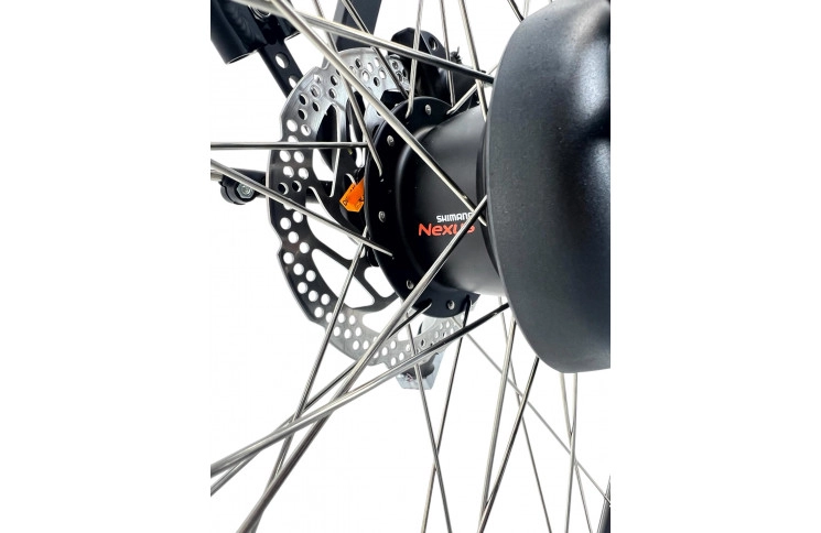 E-BIKE VOGUE MIO M300, 8SP 1, HYDRAULIC, 46CM, MATT-BLACK 13Ah/80Nm/468Wh