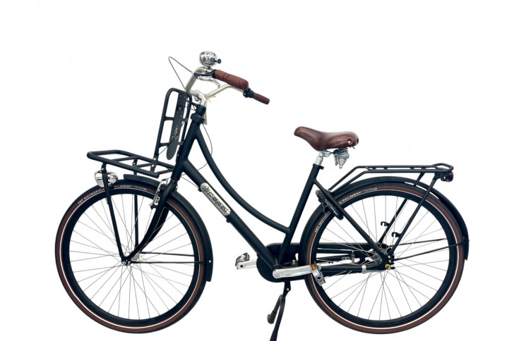 Damesfiets Popal Daily Dutch Prestige N3 28"/50/Matt black/PS01F2200150NN31,28-50