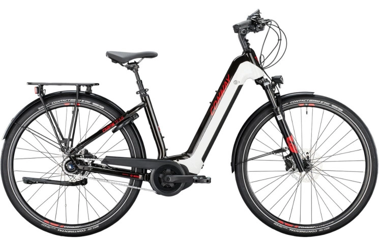 CONWAY Elektrische trekkingfiets Cairon TF 3.8 28"/42cm-S/8/parelwit - zwart metallic/02896850