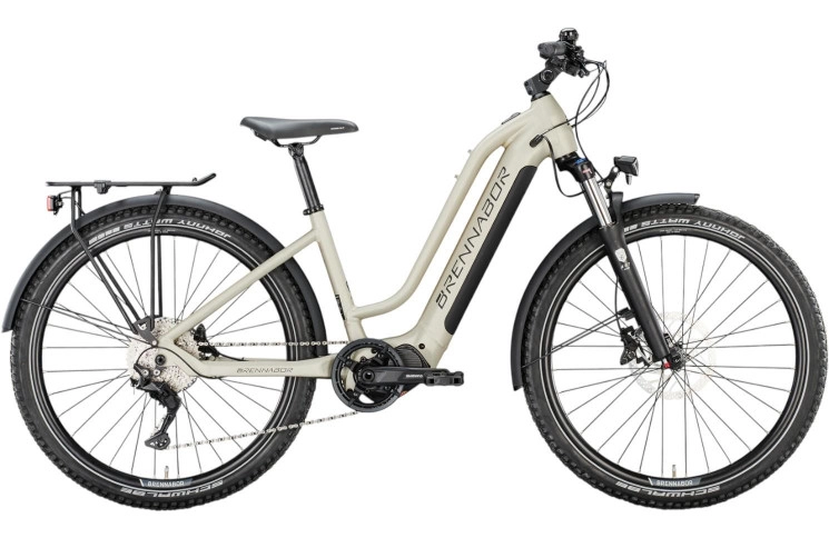 BRENNABOR Elektrische SUV A-92e 27.5"/44cm-L/10/sneeuwzilver mat - zwart mat/02503258