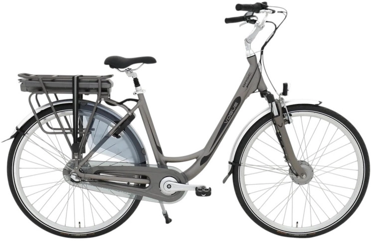 E-BIKE Vogue Basic 3 28"/47cm/Matt-Grijs/13Ah 36V 468 Wh AKM LCD