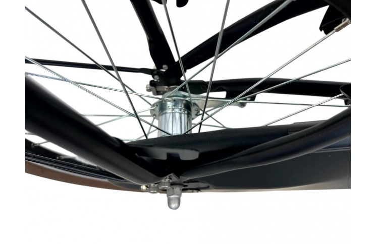 Meisjesfiets Altec Urban 20/32cm/Transportfiets Mat Zwart