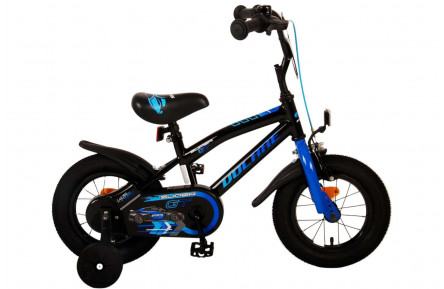 Volare Super GT Kinderfiets 12"/21.5 cm/Zwart-Blauw/21180