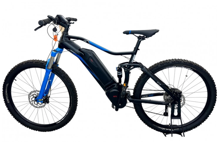 E-BIKE Prophete Graveler E-MTB 27.5"/48cm/black-blue/48V 12.8Ah 614Wh