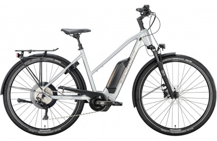 BRENNABOR Elektrische trekkingfiets T-38e 28"/45cm-M/10/grijsblauw mat/02502417