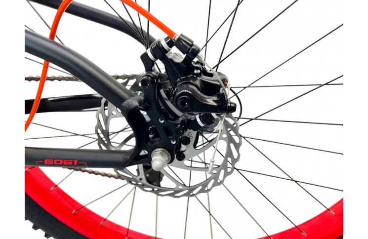 Volare Gradient Kinderfiets 26"/33 cm/Zwart-Oranje-Rood/22671