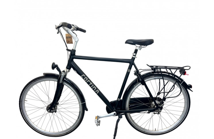 Herenfiets Cortina R7 28" XL/61 zwart matt