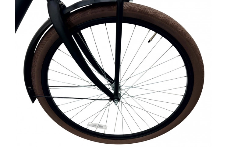 Damesfiets Altec Classic Transportfiets 53cm Mat Zwart