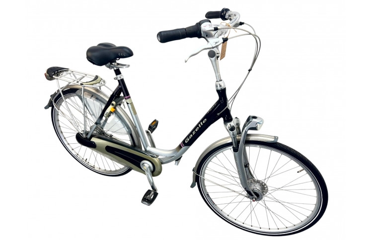 Damesfiets Gazelle Furore28"/57cm/zwart-grijs