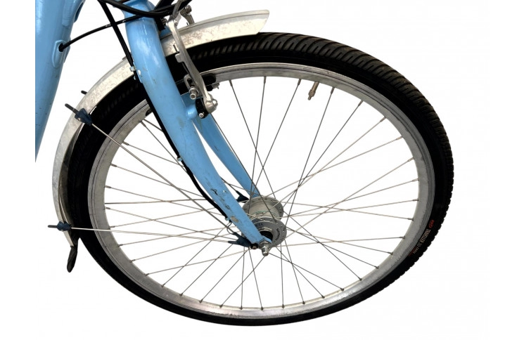 Damesfiets Germatec 28" 55 cm hemelsblauw