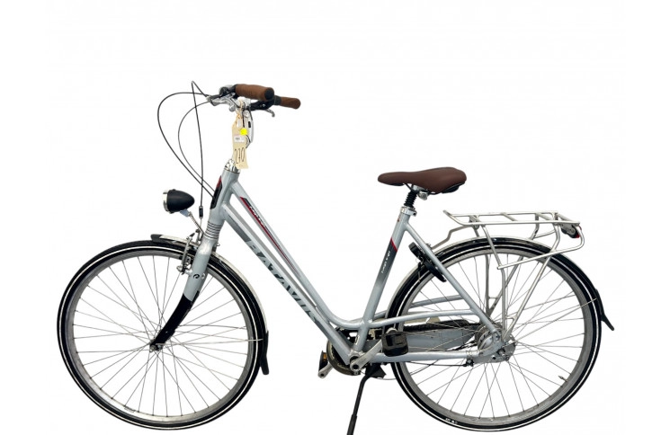 Woman's bicycle Batavus Fuego w/silver/sity/al/28/53