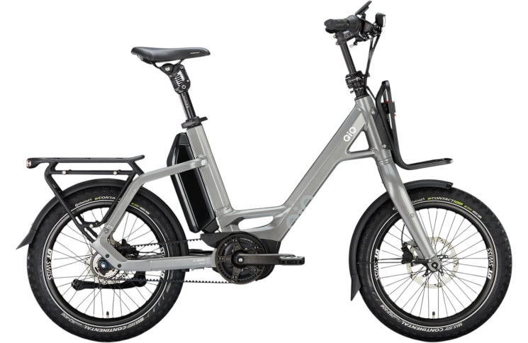 QiO Elektrische compactfiets EINS+ P-5 №1 20"/48cm/5/loodmetaal/02652056