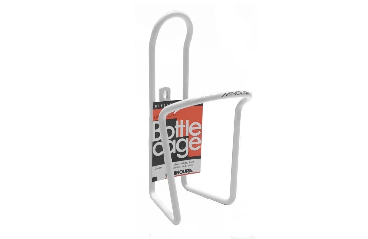 Minoura bidonhouder wit, zonder bouten