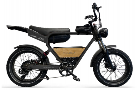 E-BIKE DIABLO Q6 20"/mat-zwart/15,6Ah 48V 748,8Wh