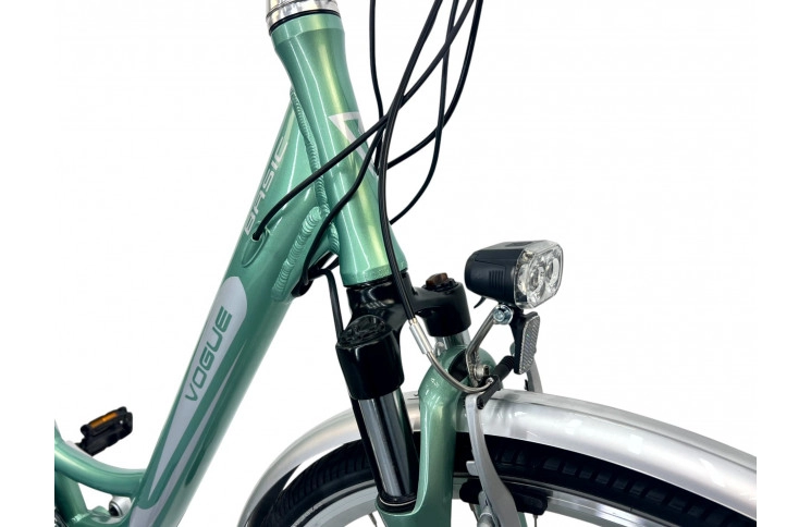 E-BIKE Vogue Basic 7 28"/47cm/Groen/36V 13Ah 468 Wh 45 Nm AKM LED
