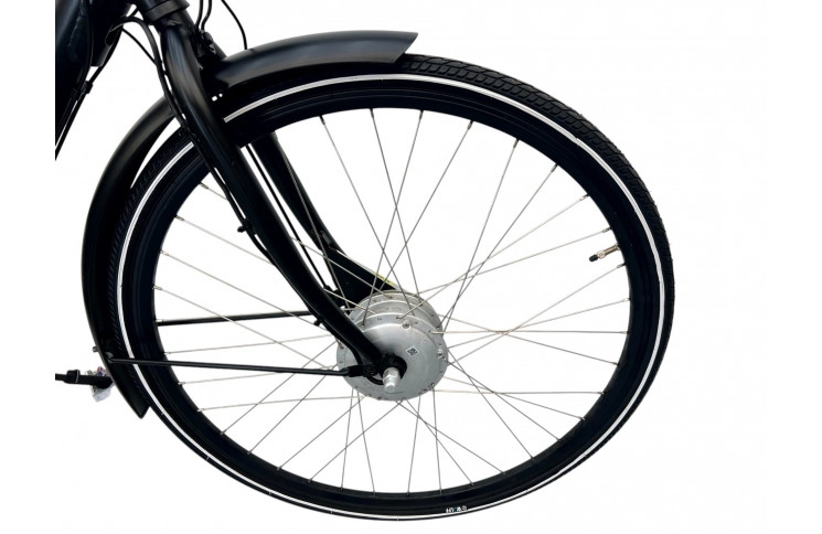 Damesfiets Cortina U1 E-bike W/al/stad/28/zwart/f50 (450Wh/10.4Ah/43V)