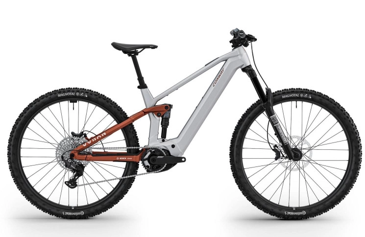 CONWAY Elektrische MTB Full-Suspension Xyron S 2.0 №1 29"/46cm-XL/11/alu raw matt - rust red matt/02810846