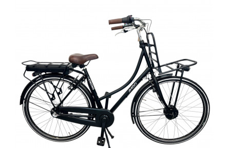 Damesfiets E-bike Amigo E-strog 28"/52cm/zwart/(36V 12.8Ah 460.8Wh)
