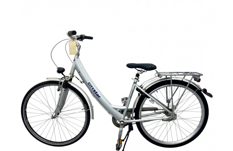 Damesfiets Citystar Bike silver/w/28/sity/al/45cm