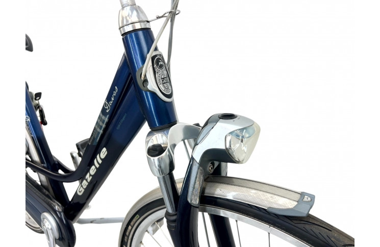 Woman's bicycle Gazelle Davos w/al/blue/28/sity/f50cm
