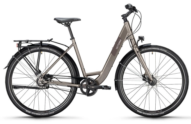 VICTORIA Trekkingfiets TREQANA 9 №1 28"/51cm-M/8/marmergrijs glanzend/02921291