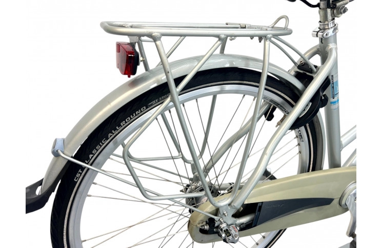 Woman's bicycle Gazelle Xanta W/al/grijs-blauw/28/stad/f53