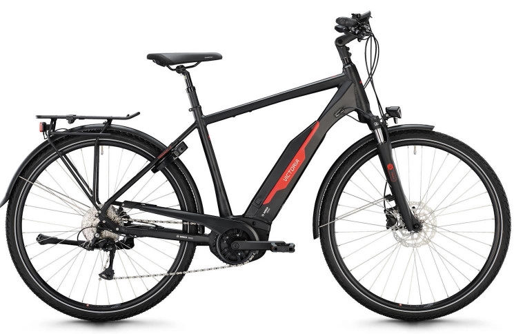 VICTORIA Elektrische trekkingfiets TRESALO 2 №1 28"/53cm/9/diepzwart mat/02920691