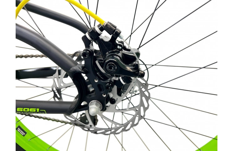 Volare Gradient Kinderfiets 26"/33 cm/Zwart-Geel-Groen/22669